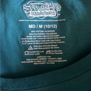 SpongeBob SquarePants Teal Short Sleeve Tee